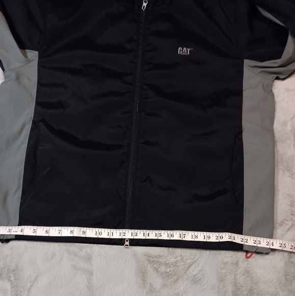 Port Authority CAT Black Gray men's Jacket size L - Picture 4 of 9